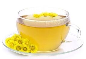 Boil coltsfoot for the treatment of cervical osteochondrosis