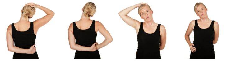 Exercises for osteochondrosis to relieve tension in the neck muscles